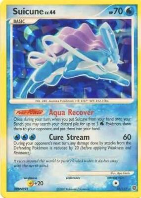 Suicune - 19/132 (Cracked Ice Holo) card from Miscellaneous Cards & Products