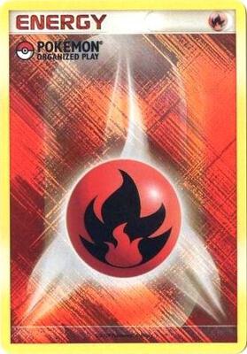 Fire Energy (2009 Unnumbered POP Promo) card from League & Championship Cards