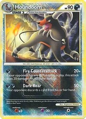 Houndoom - 5/90 (League Promo) card from League & Championship Cards