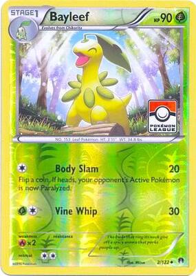Bayleef - 2/122 (Pokemon League) card from League & Championship Cards