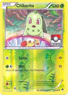 Chikorita - 1/122 (Pokemon League) card from League & Championship Cards