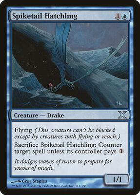 Spiketail Hatchling card from 10th Edition