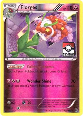 Florges - 103/162 (Pokemon League) card from League & Championship Cards