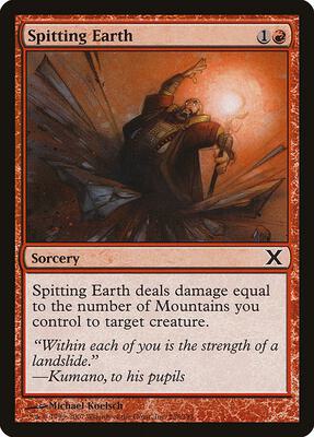Spitting Earth card from 10th Edition