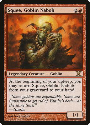 Squee, Goblin Nabob card from 10th Edition