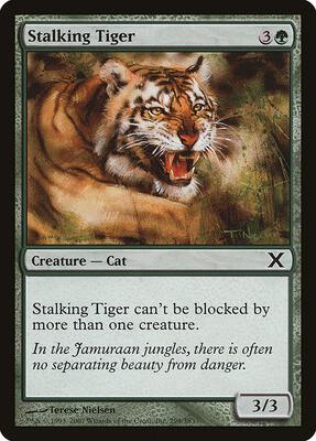 Stalking Tiger card from 10th Edition
