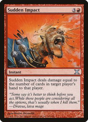 Sudden Impact card from 10th Edition