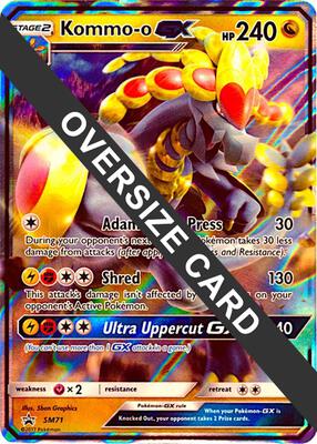 Kommo-o GX - SM71 (SM Black Star Promo) card from Jumbo Cards