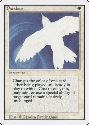 Purelace card from Revised Edition