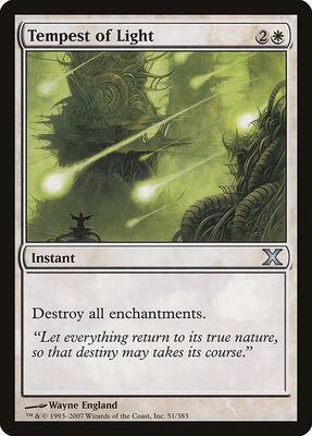 Tempest of Light card from 10th Edition