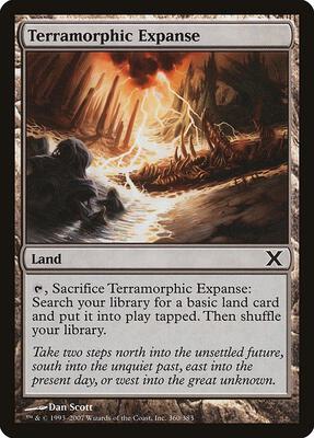 Terramorphic Expanse card from 10th Edition