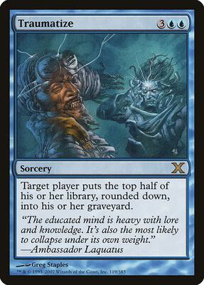 Traumatize card from 10th Edition