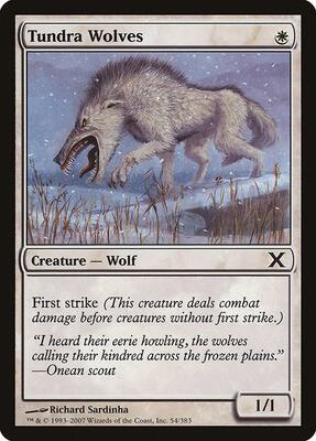 Tundra Wolves card from 10th Edition