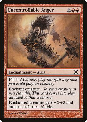 Uncontrollable Anger card from 10th Edition