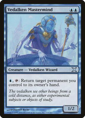 Vedalken Mastermind card from 10th Edition