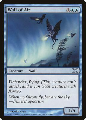 Wall of Air card from 10th Edition