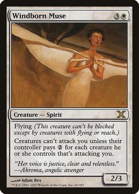 Windborn Muse card from 10th Edition
