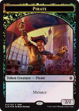 Pirate // Treasure Double-Sided Token card from FNM Promos