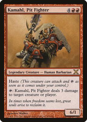 Kamahl, Pit Fighter card from 10th Edition