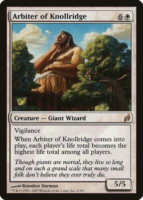 Arbiter of Knollridge card from Lorwyn
