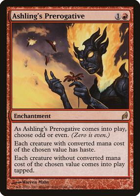 Ashling's Prerogative card from Lorwyn