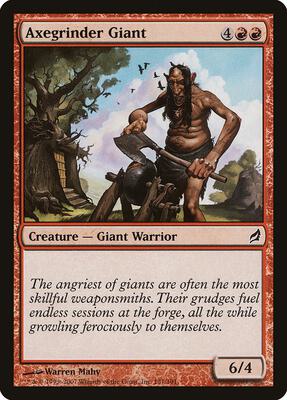 Axegrinder Giant card from Lorwyn