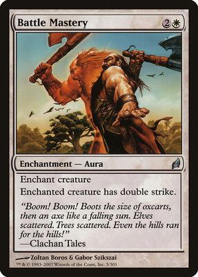 Battle Mastery card from Lorwyn