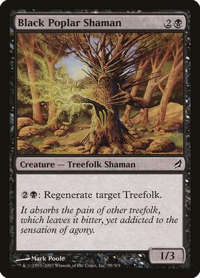 Black Poplar Shaman card from Lorwyn