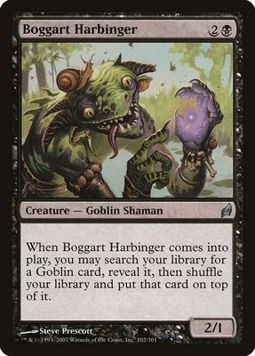 Boggart Harbinger card from Lorwyn