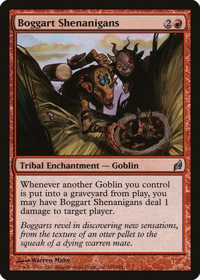 Boggart Shenanigans card from Lorwyn