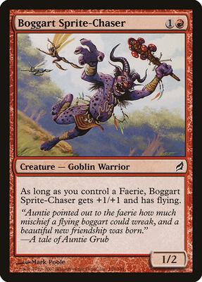 Boggart Sprite-Chaser card from Lorwyn