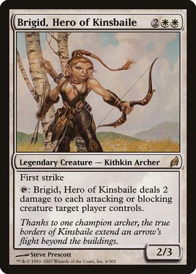 Brigid, Hero of Kinsbaile card from Lorwyn