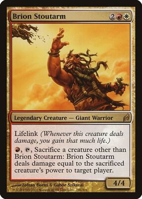 Brion Stoutarm card from Lorwyn