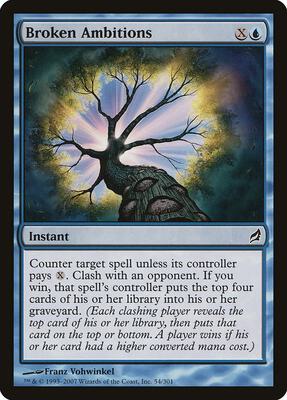 Broken Ambitions card from Lorwyn