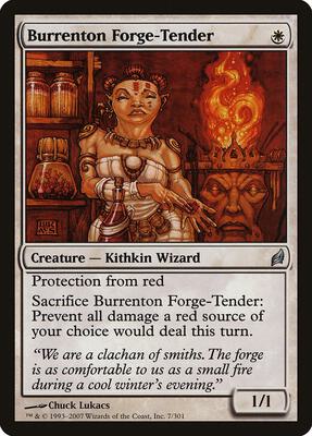 Burrenton Forge-Tender card from Lorwyn