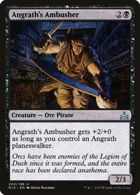 Angrath's Ambusher card from Rivals of Ixalan