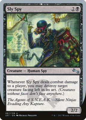 Sly Spy (B) card from Unstable