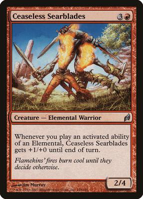 Ceaseless Searblades card from Lorwyn