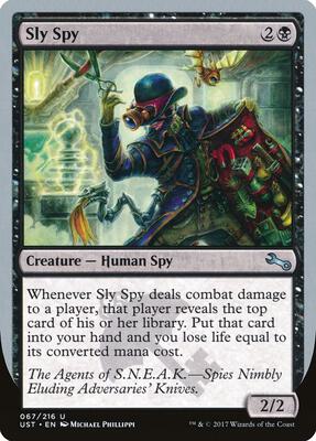 Sly Spy (E) card from Unstable