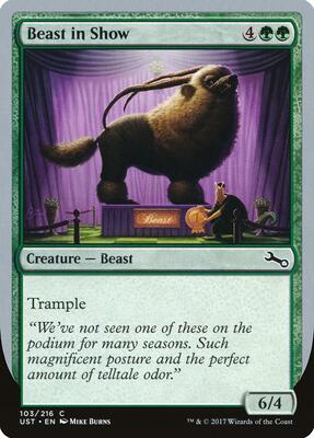Beast in Show (B) card from Unstable