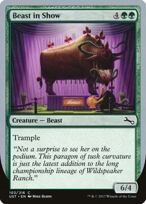 Beast in Show (D) card from Unstable