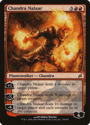 Chandra Nalaar card from Lorwyn