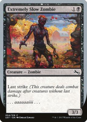 Extremely Slow Zombie (B) card from Unstable