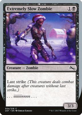 Extremely Slow Zombie (C) card from Unstable