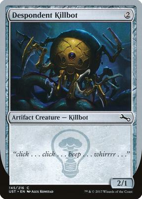 Despondent Killbot card from Unstable