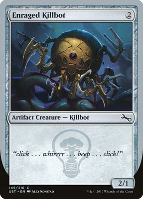 Enraged Killbot card from Unstable