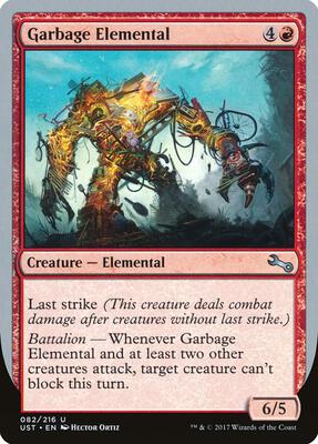 Garbage Elemental (F) card from Unstable