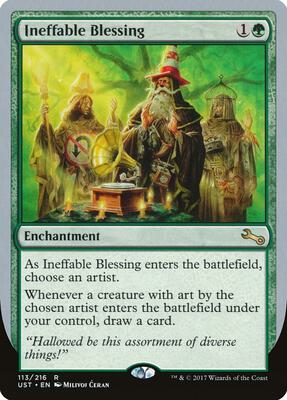 Ineffable Blessing (B) card from Unstable