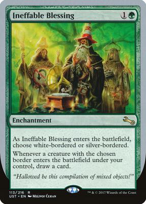 Ineffable Blessing (C) card from Unstable