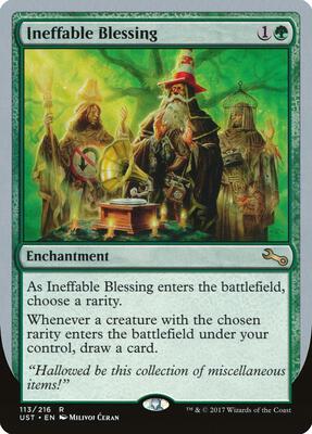 Ineffable Blessing (D) card from Unstable